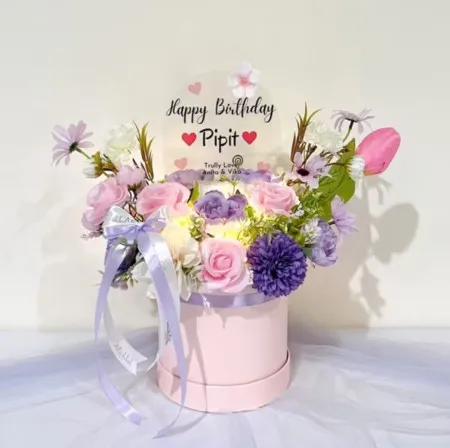 Bloom Box Akrilik Ucapan Ulang Tahun Sumedang